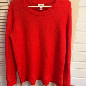Old Navy Vibrant Red Crew Neck Sweater